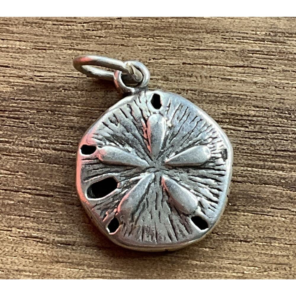 925 Sterling Silver Sand Dollar Charm